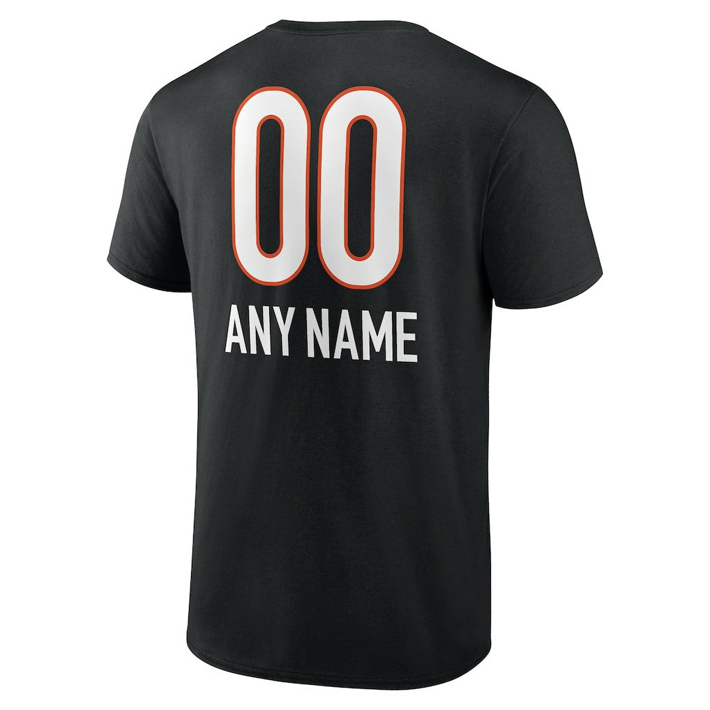 Personalized Name & Number Team Wordmark T-Shirt - Cincinnati Bengals