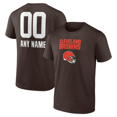 Personalized Name & Number Team Wordmark T-Shirt - Cleveland Browns