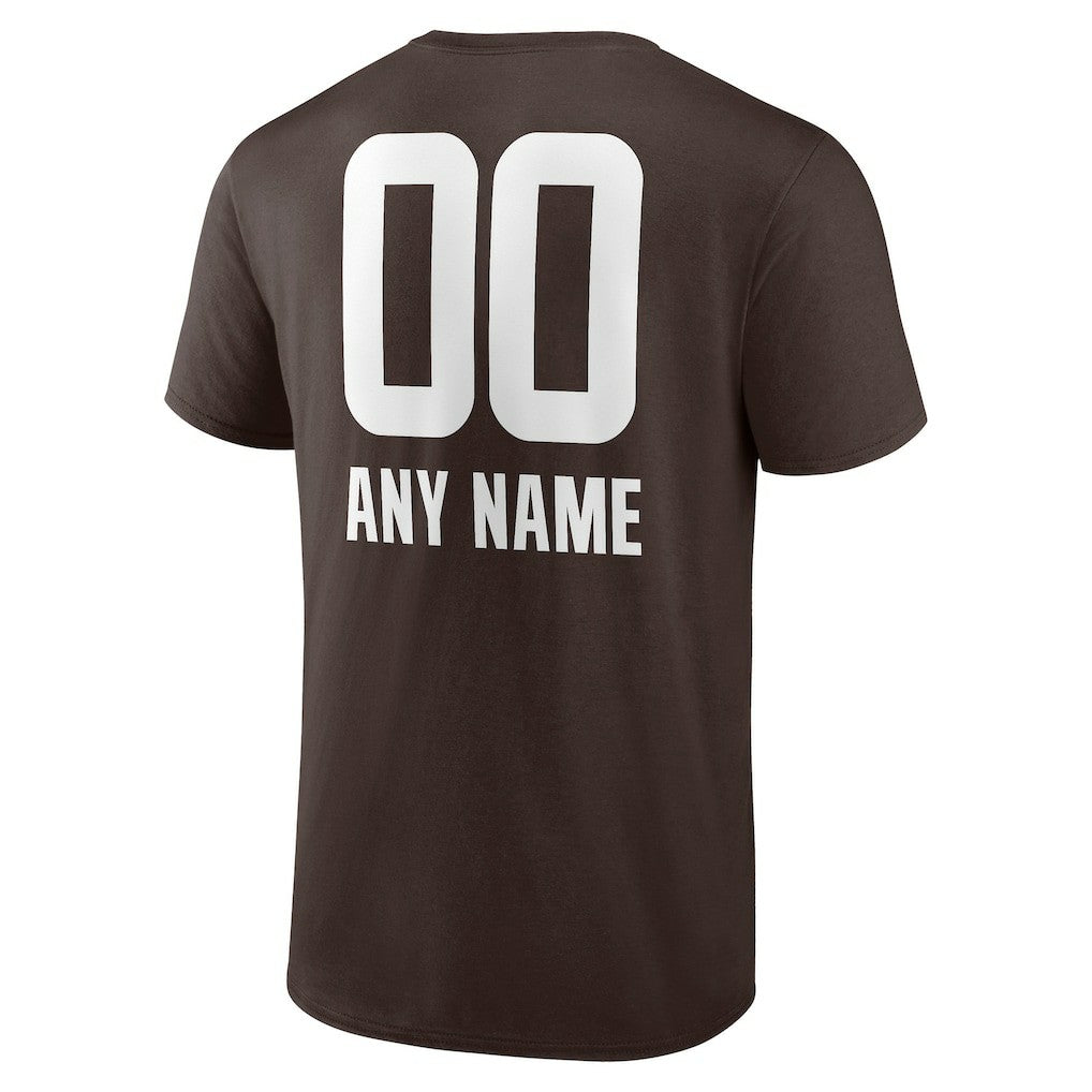 Personalized Name & Number Team Wordmark T-Shirt - Cleveland Browns