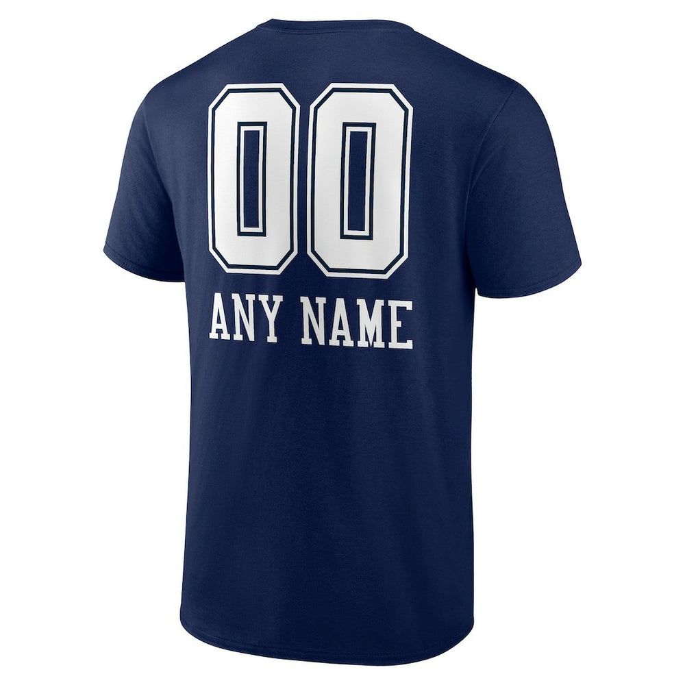 Personalized Name & Number Team Wordmark T-Shirt - Dallas Cowboys