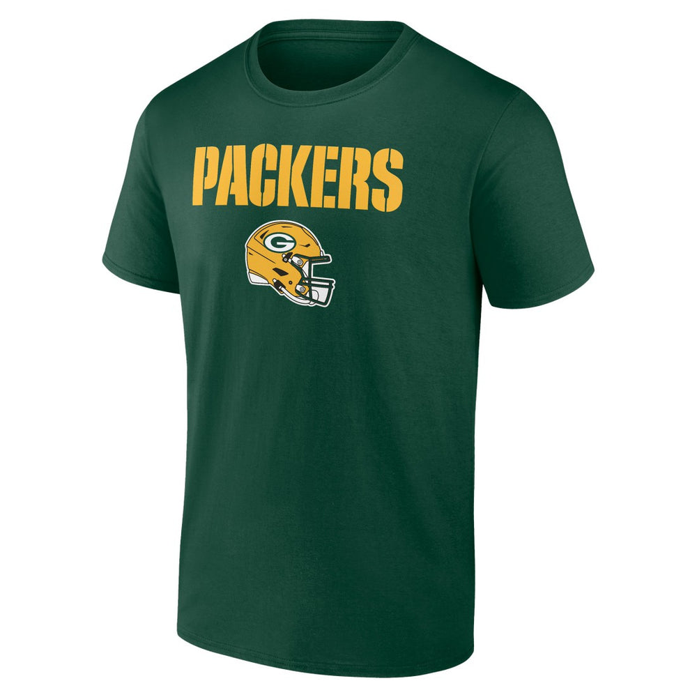 Personalized Name & Number Team Wordmark T-Shirt - Green Bay Packers