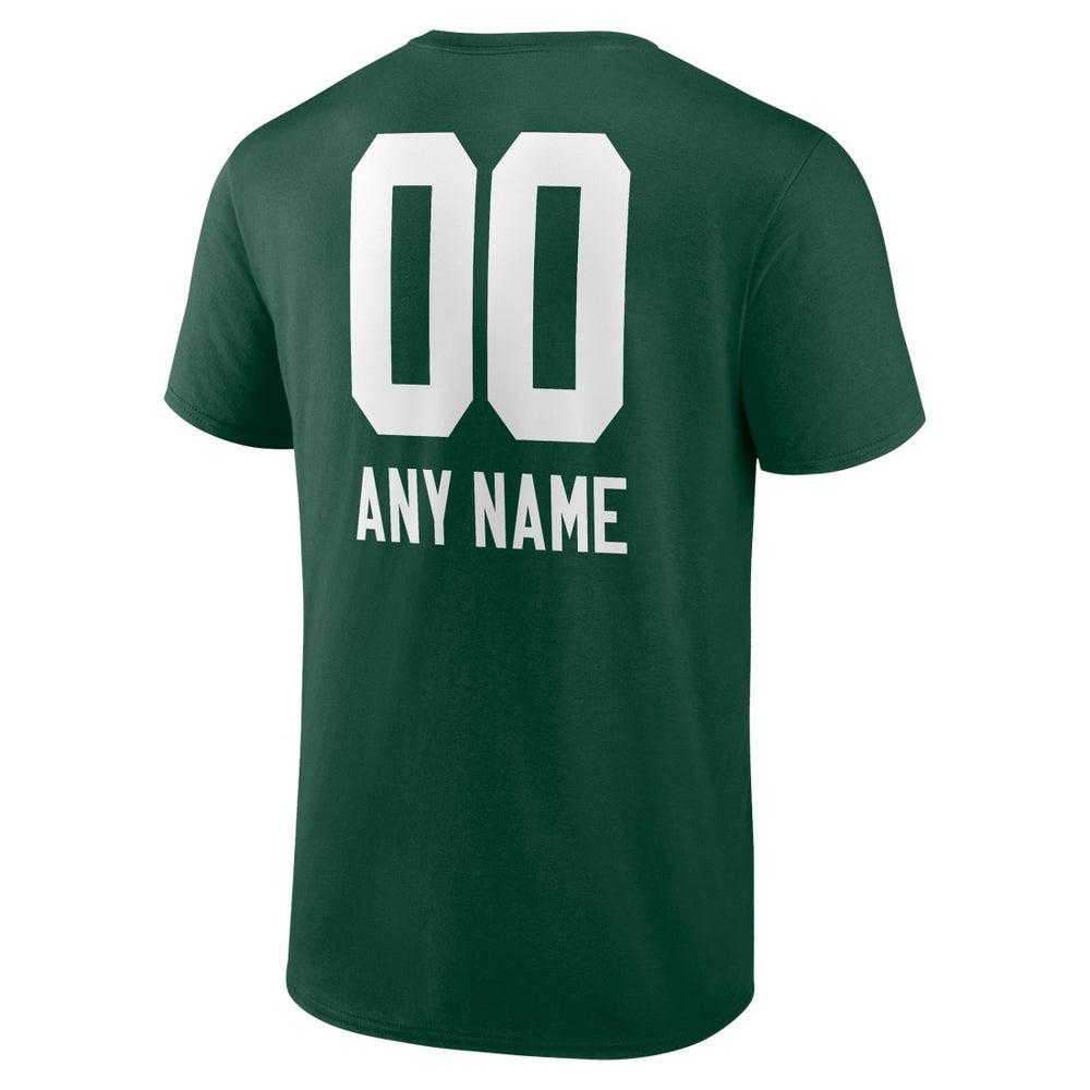 Personalized Name & Number Team Wordmark T-Shirt - Green Bay Packers