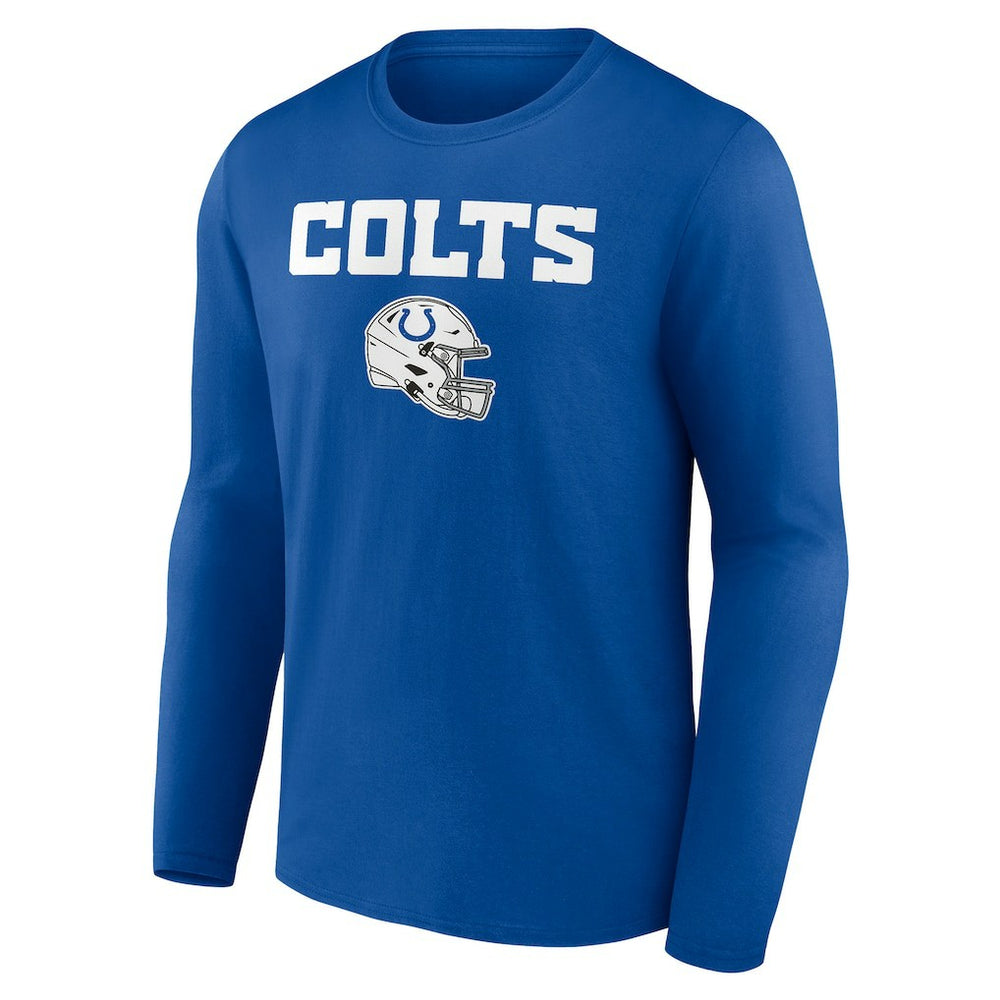 Personalized Name & Number Team Wordmark Long Sleeve T-Shirt - Indianapolis Colts