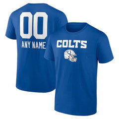 Personalized Name & Number Team Wordmark T-Shirt - Indianapolis Colts