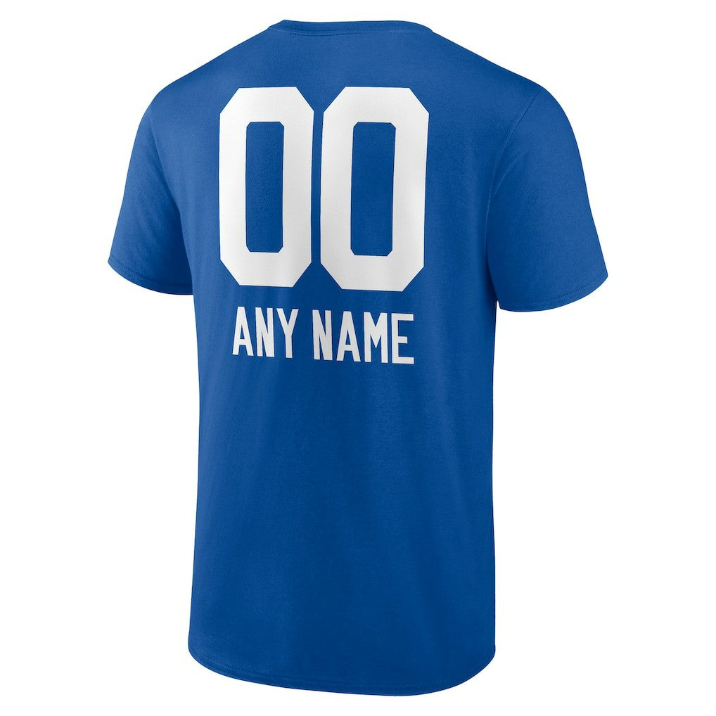 Personalized Name & Number Team Wordmark T-Shirt - Indianapolis Colts