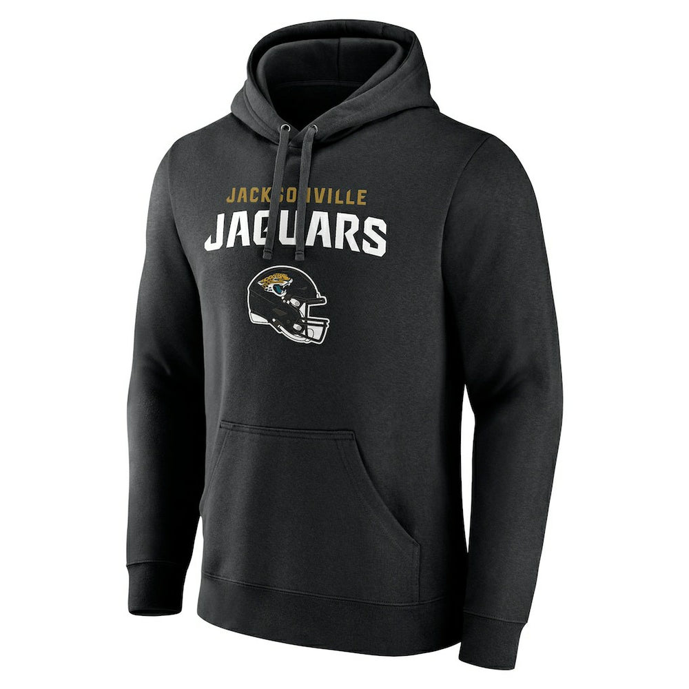 Personalized Name & Number Team Wordmark Pullover Hoodie - Jacksonville Jaguars