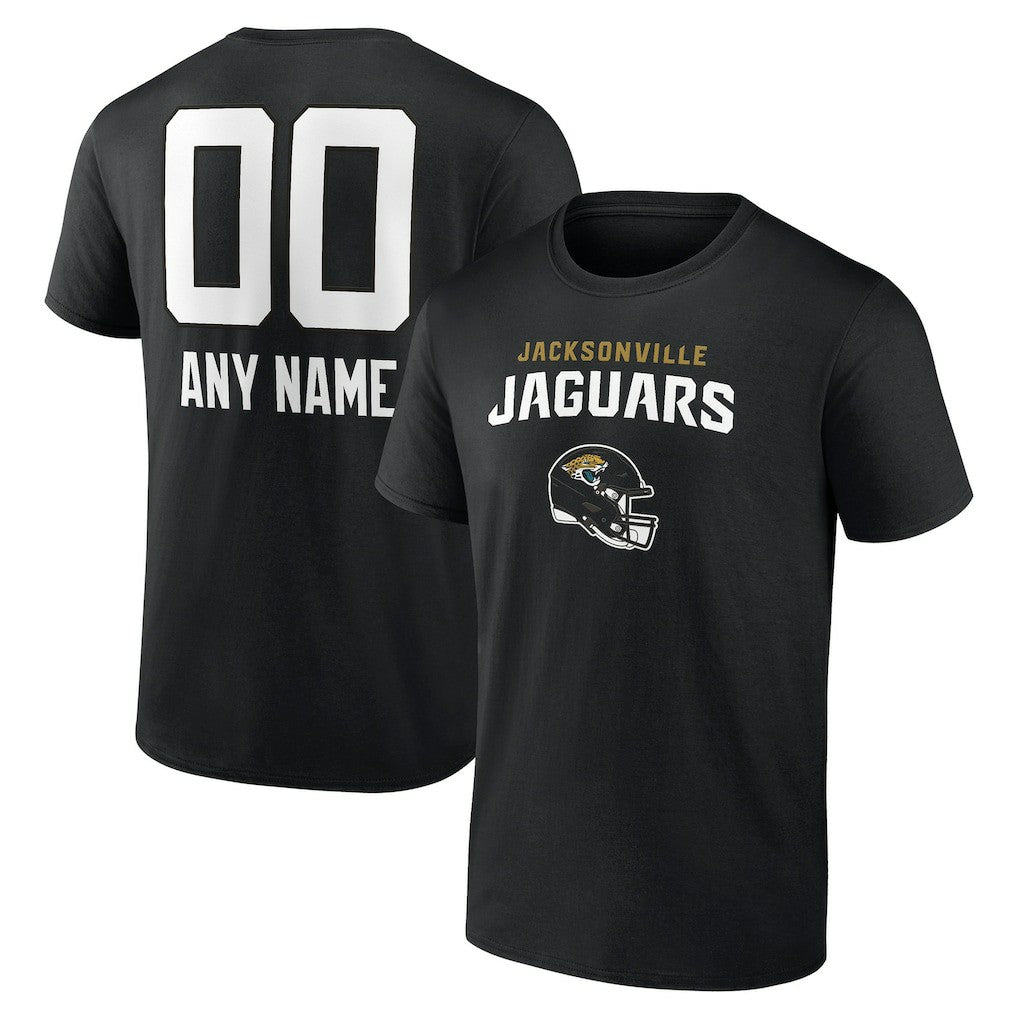 Personalized Name & Number Team Wordmark T-Shirt - Jacksonville Jaguars