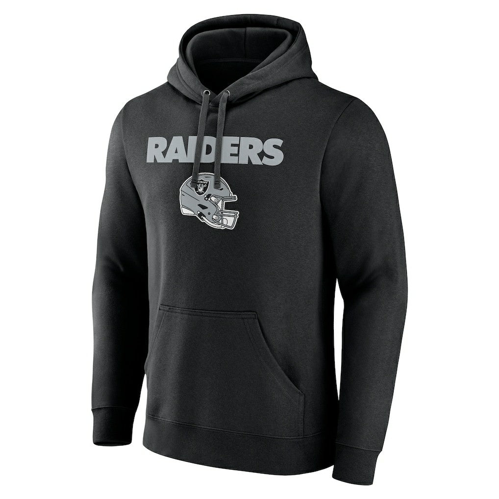 Personalized Name & Number Team Wordmark Pullover Hoodie - Las Vegas Raiders