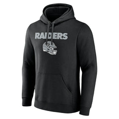 Personalized Name & Number Team Wordmark Pullover Hoodie - Las Vegas Raiders