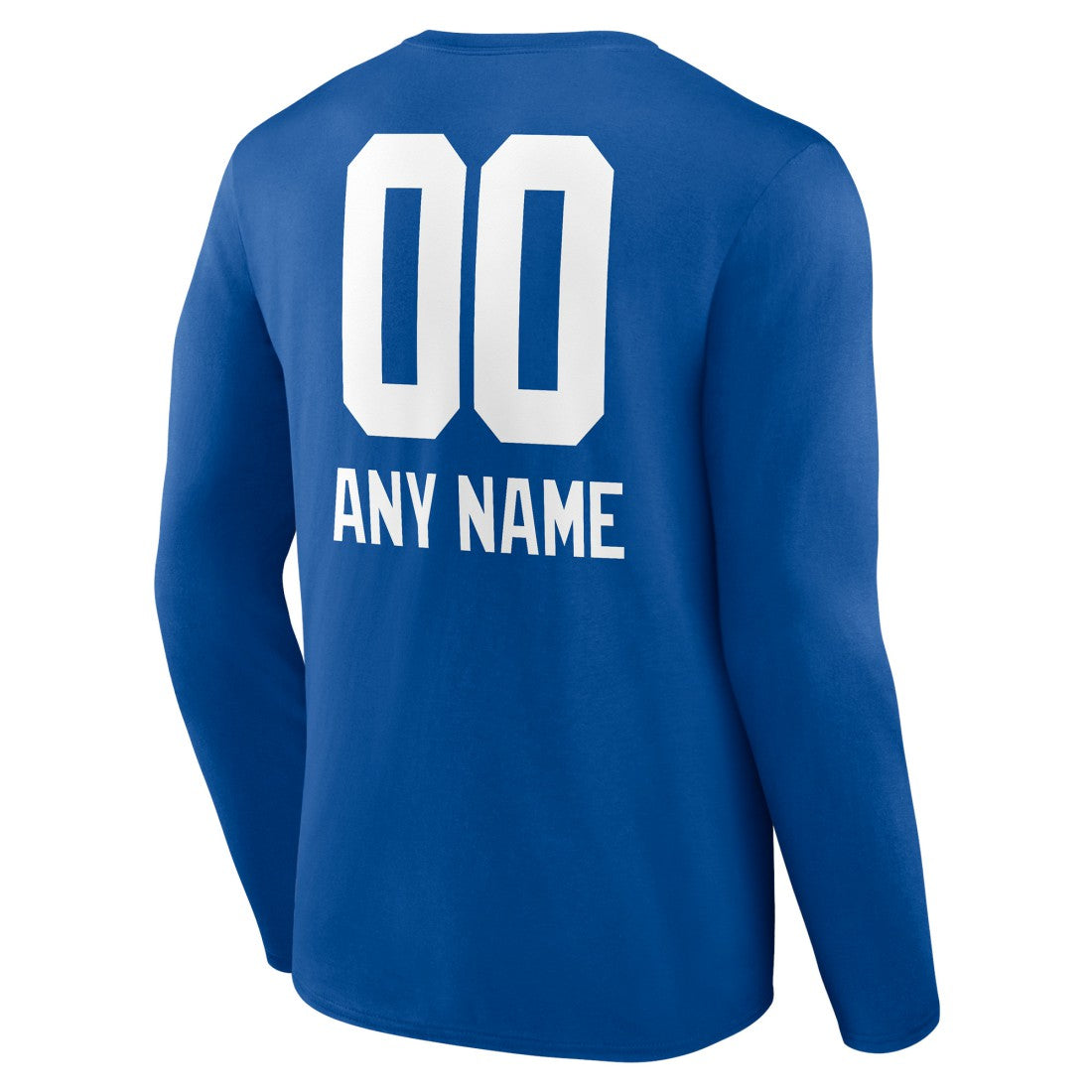 Personalized Name & Number Team Wordmark Long Sleeve T-Shirt - New York Giants