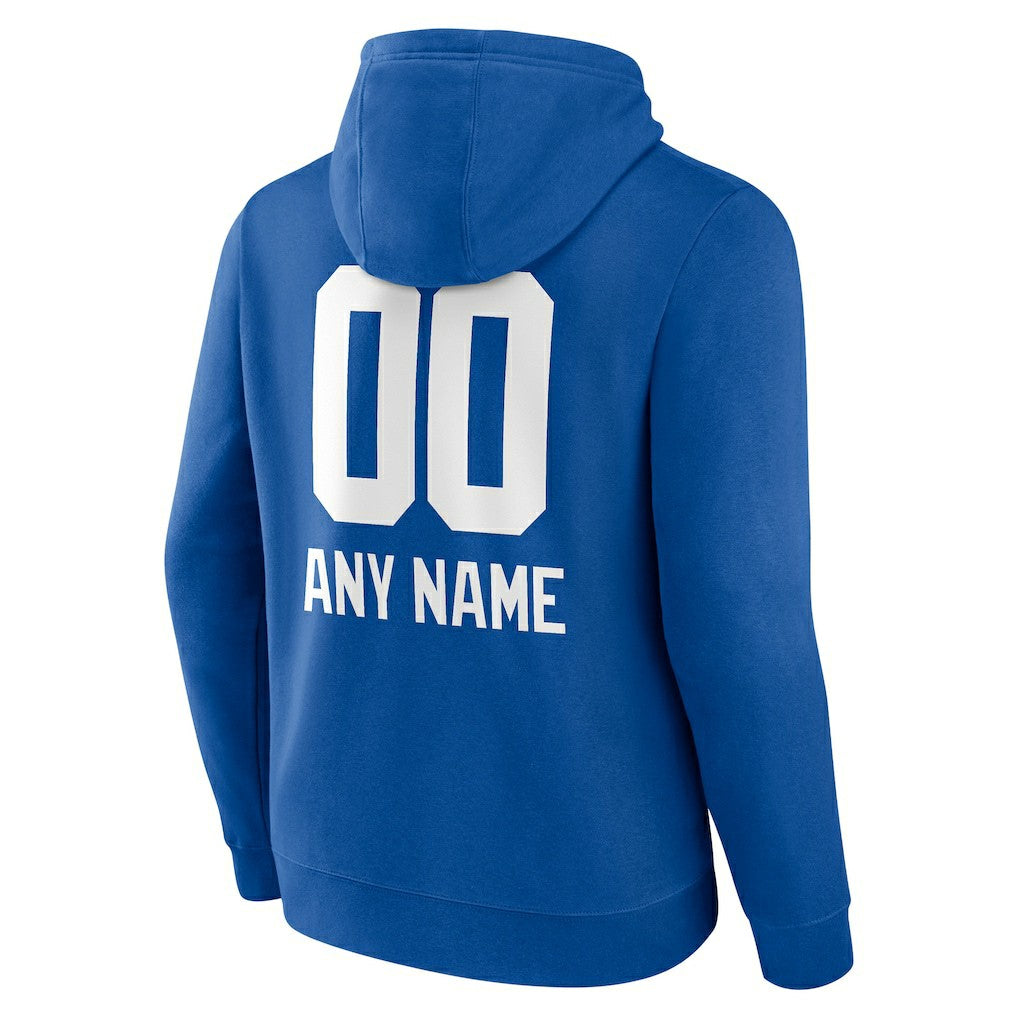 Personalized Name & Number Team Wordmark Pullover Hoodie - New York Giants