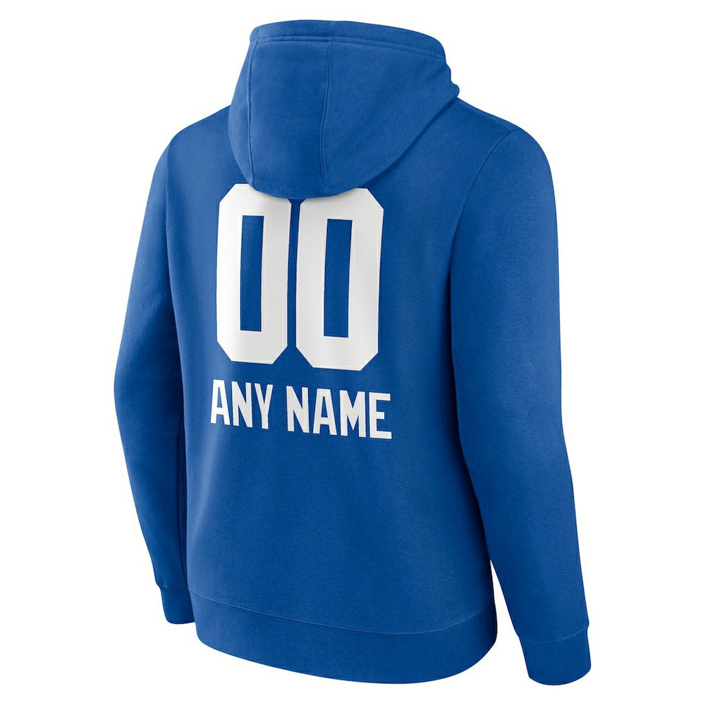 Personalized Name & Number Team Wordmark Pullover Hoodie - New York Giants