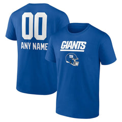 Personalized Name & Number Team Wordmark T-Shirt - New York Giants