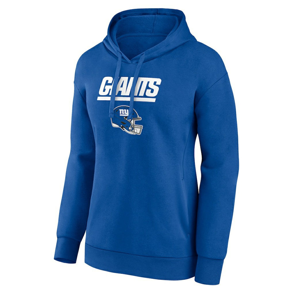 Women's Personalized Name & Number Team Wordmark Pullover Hoodie - New York Giants