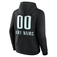 Personalized Name & Number Team Wordmark Pullover Hoodie - Philadelphia Eagles