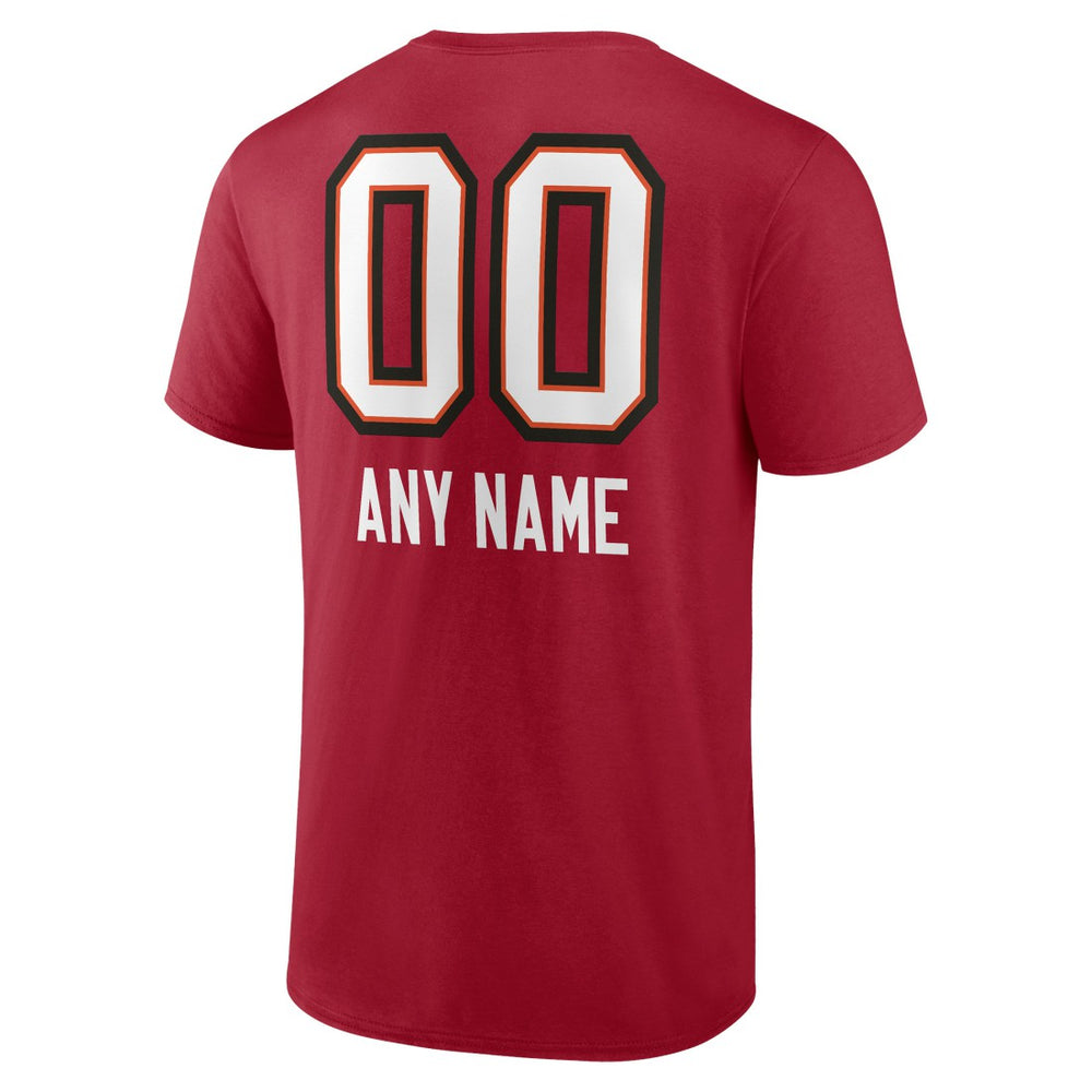 Personalized Name & Number Team Wordmark T-Shirt - Tampa Bay Buccaneers