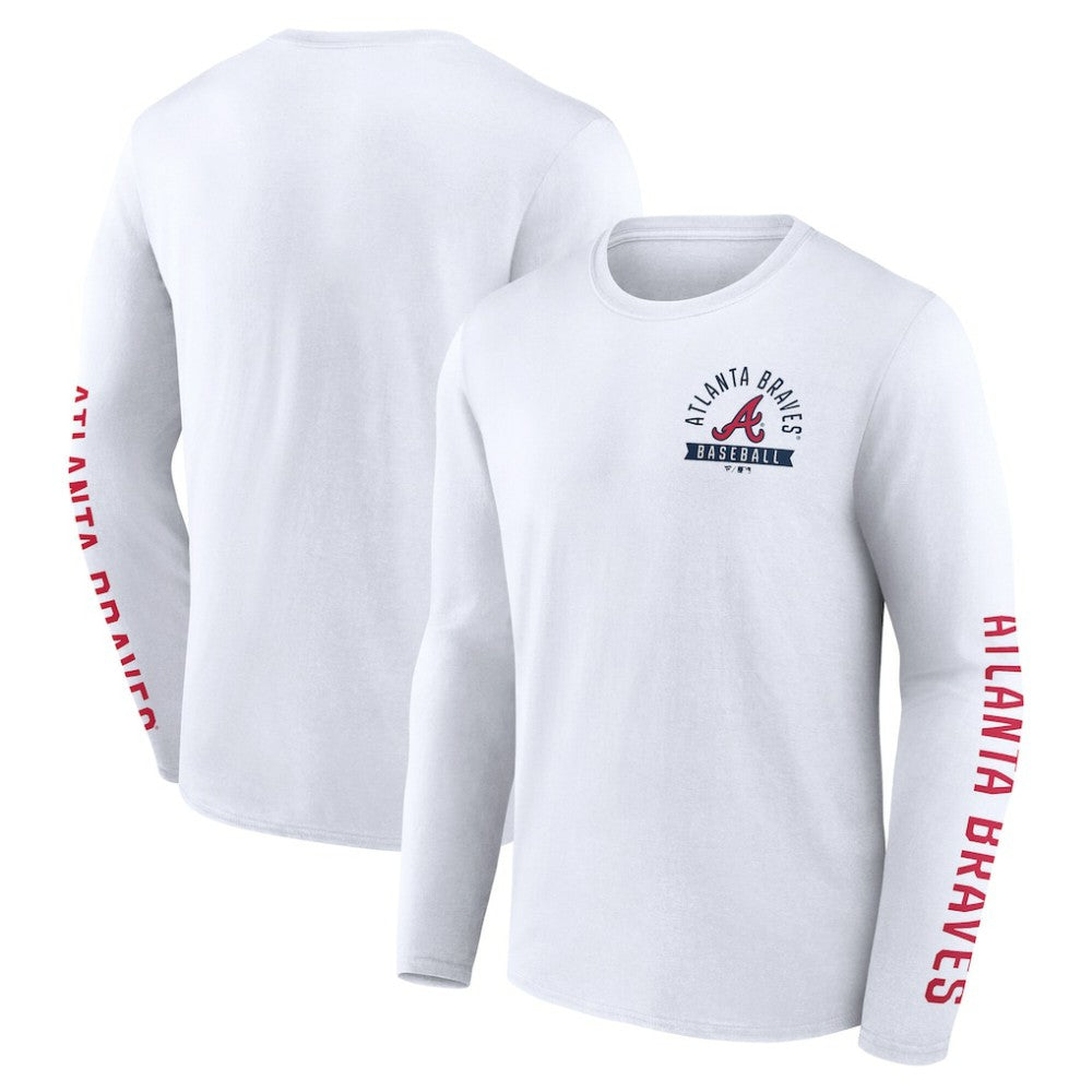 MLB Atlanta Braves Fanatics Press Box Long Sleeve T-Shirt