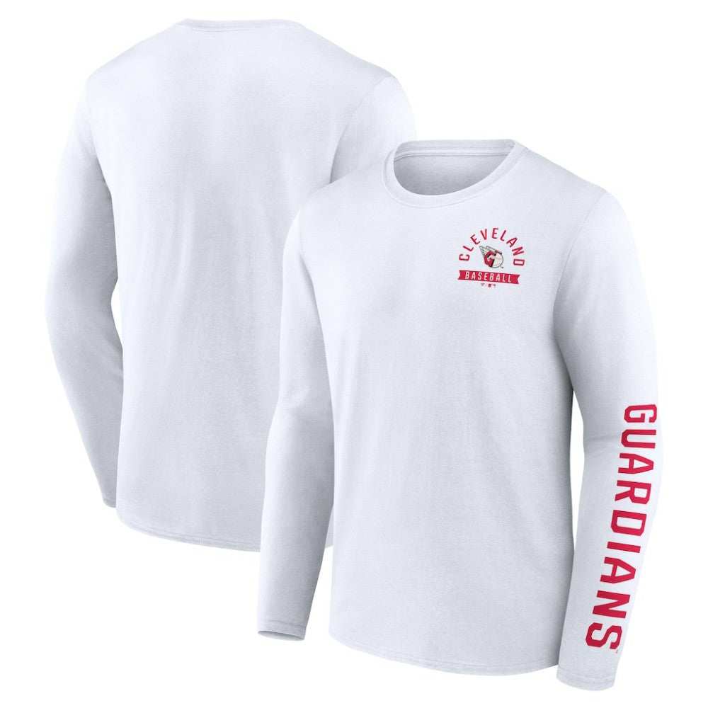 MLB Cleveland Guardians Fanatics Press Box Long Sleeve T-Shirt