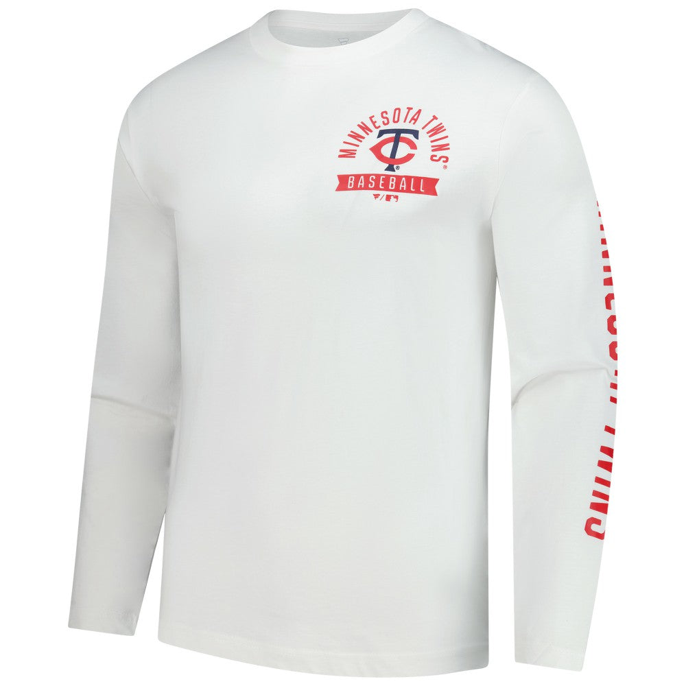 MLB Minnesota Twins Fanatics Press Box Long Sleeve T-Shirt