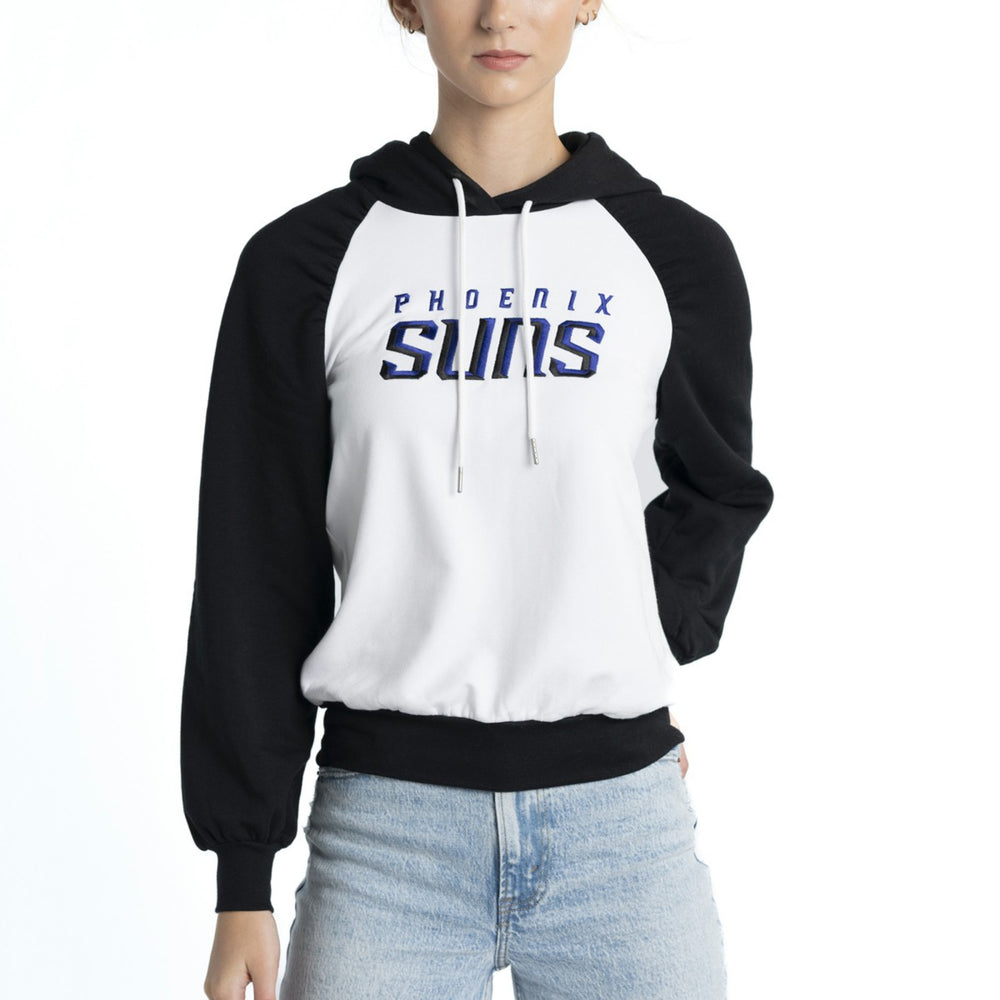 NBA Phoenix Suns Lusso Women's Marlowe Tri-Blend Raglan Pullover Hoodie
