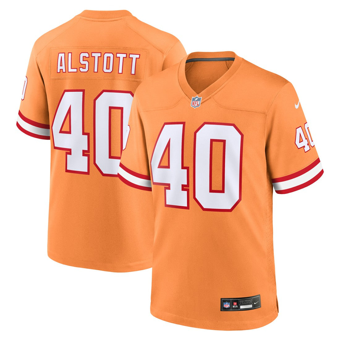 Mike Alstott  Throwback Game Jersey - Tampa Bay Buccaneers