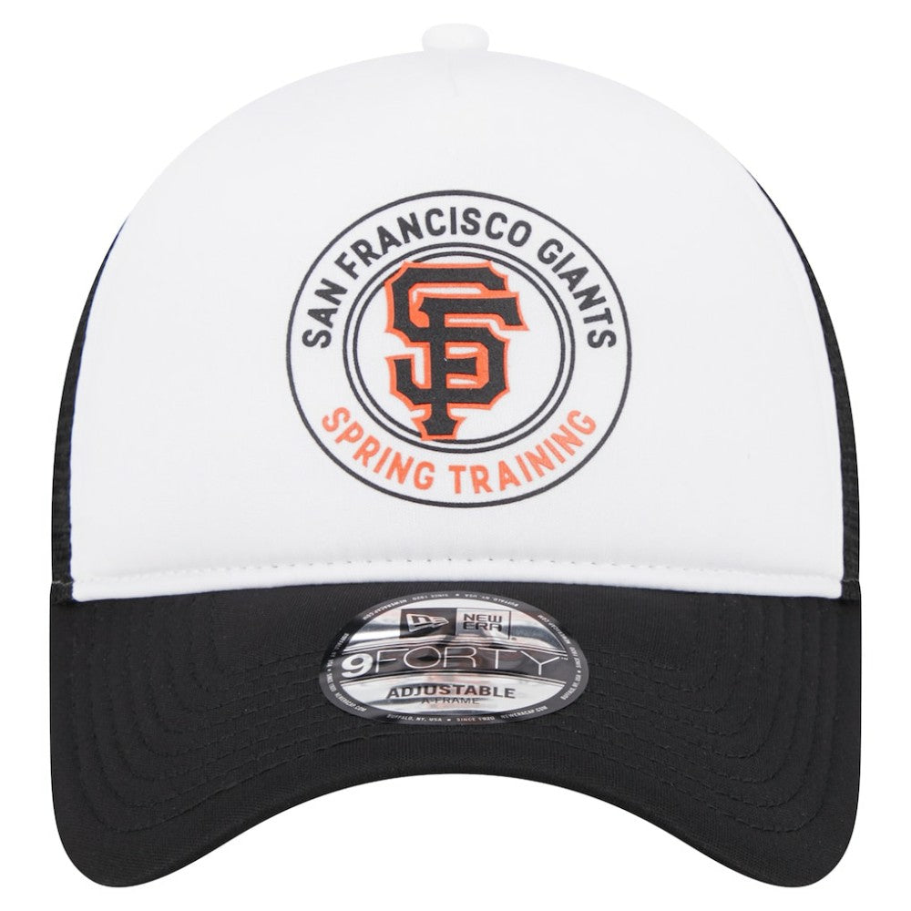 MLB San Francisco Giants New Era Spring Training Circle Foam A-Frame 9FORTY Trucker Adjustable Hat