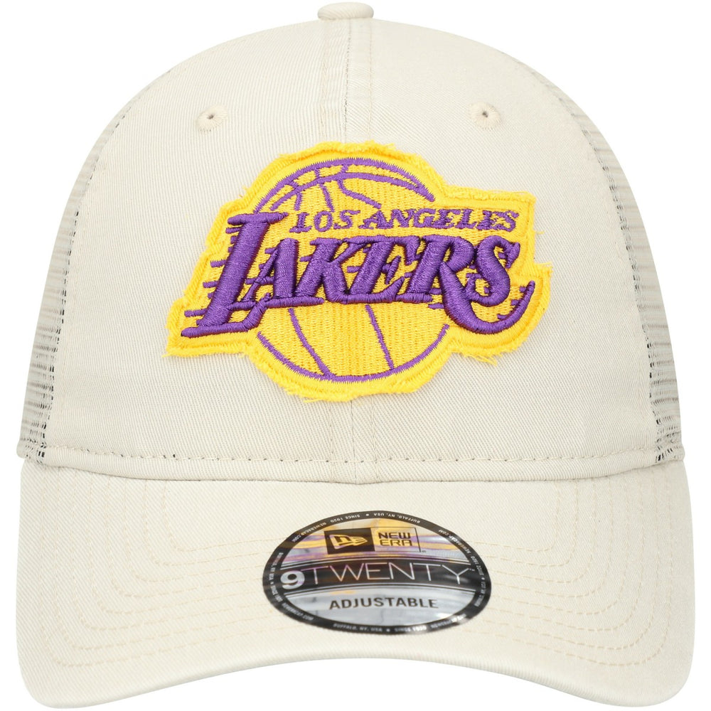 NBA Los Angeles Lakers Rough Edge Logo Trucker 9TWENTY Adjustable Hat