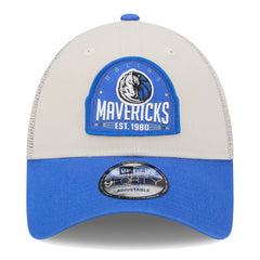 NBA Dallas Mavericks Throwback Patch Trucker 9FORTY Adjustable Hat sale