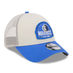 NBA Dallas Mavericks Throwback Patch Trucker 9FORTY Adjustable Hat sale