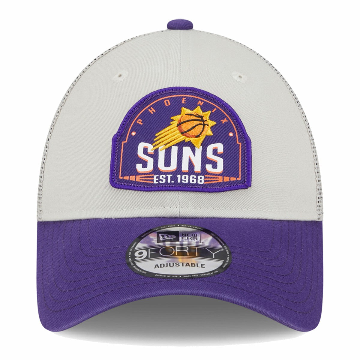 NBA Phoenix Suns Throwback Patch Trucker 9FORTY Adjustable Hat