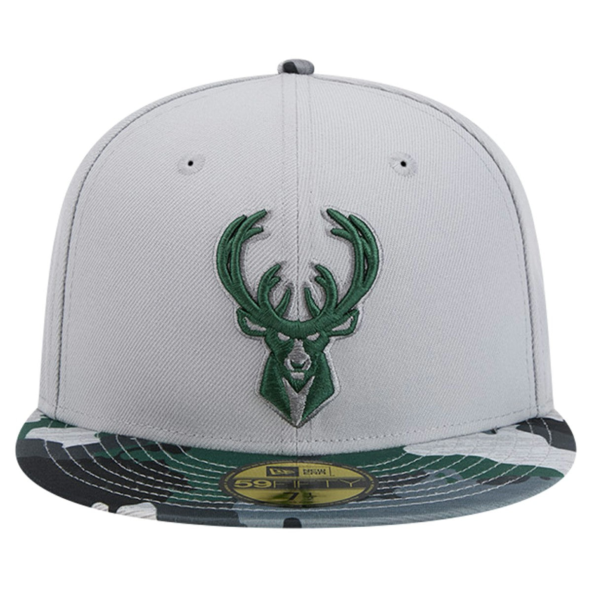 NBA Milwaukee Bucks Active Color Camo Visor 59FIFTY Fitted Hat