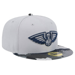 NBA New Orleans Pelicans Active Color Camo Visor 59FIFTY Fitted Hat