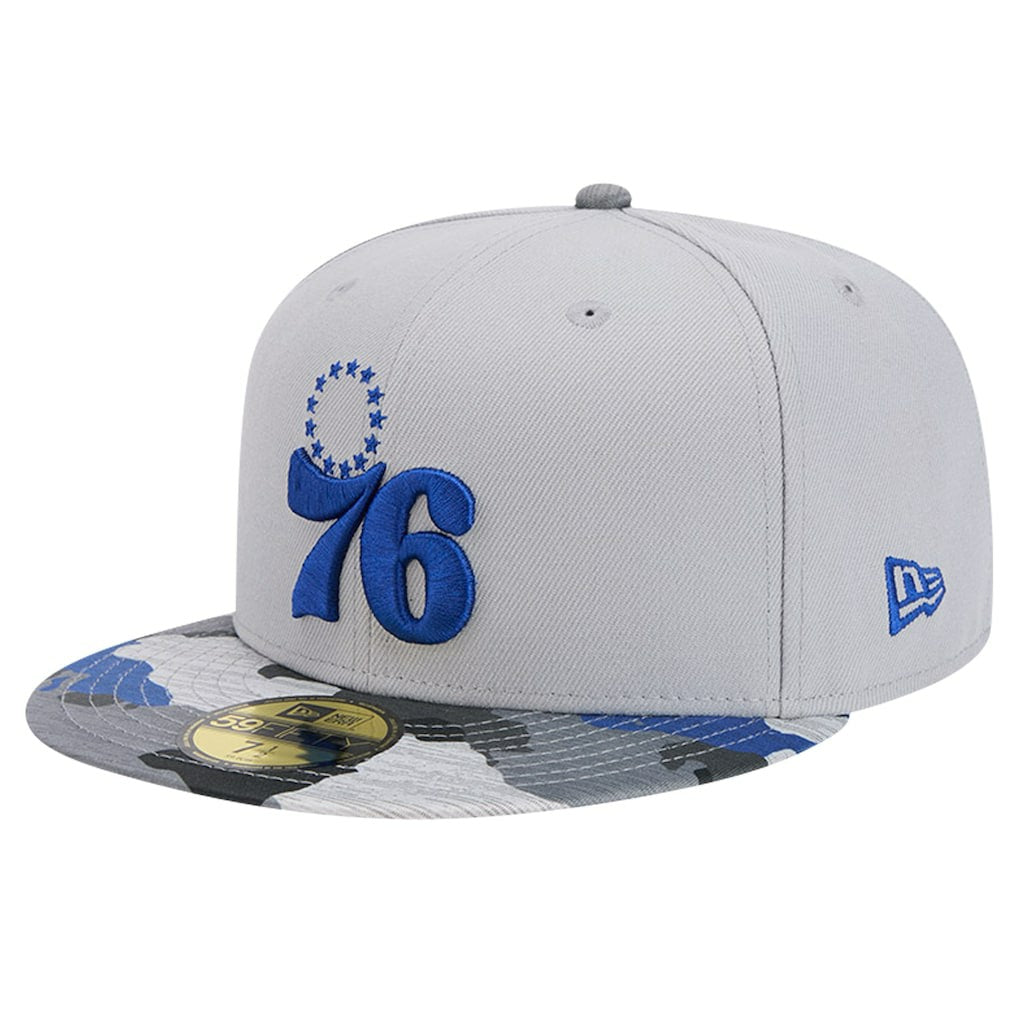 NBA Philadelphia 76ers Active Color Camo Visor 59FIFTY Fitted Hat