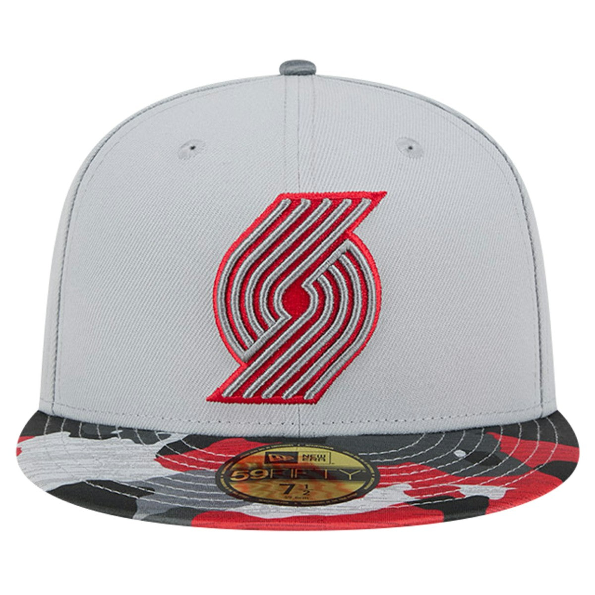 NBA Portland Trail Blazers Active Color Camo Visor 59FIFTY Fitted Hat