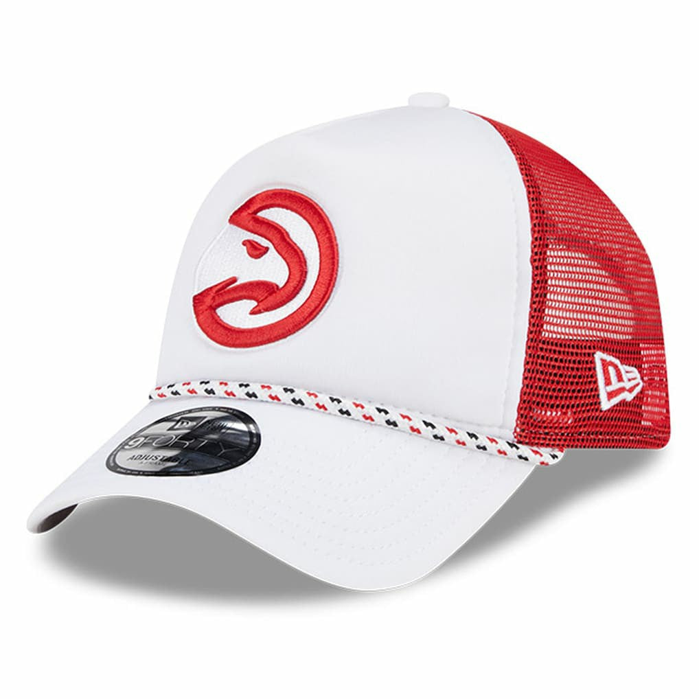 NBA Atlanta Hawks Court Sport Foam A-Frame 9FORTY Adjustable Trucker Hat