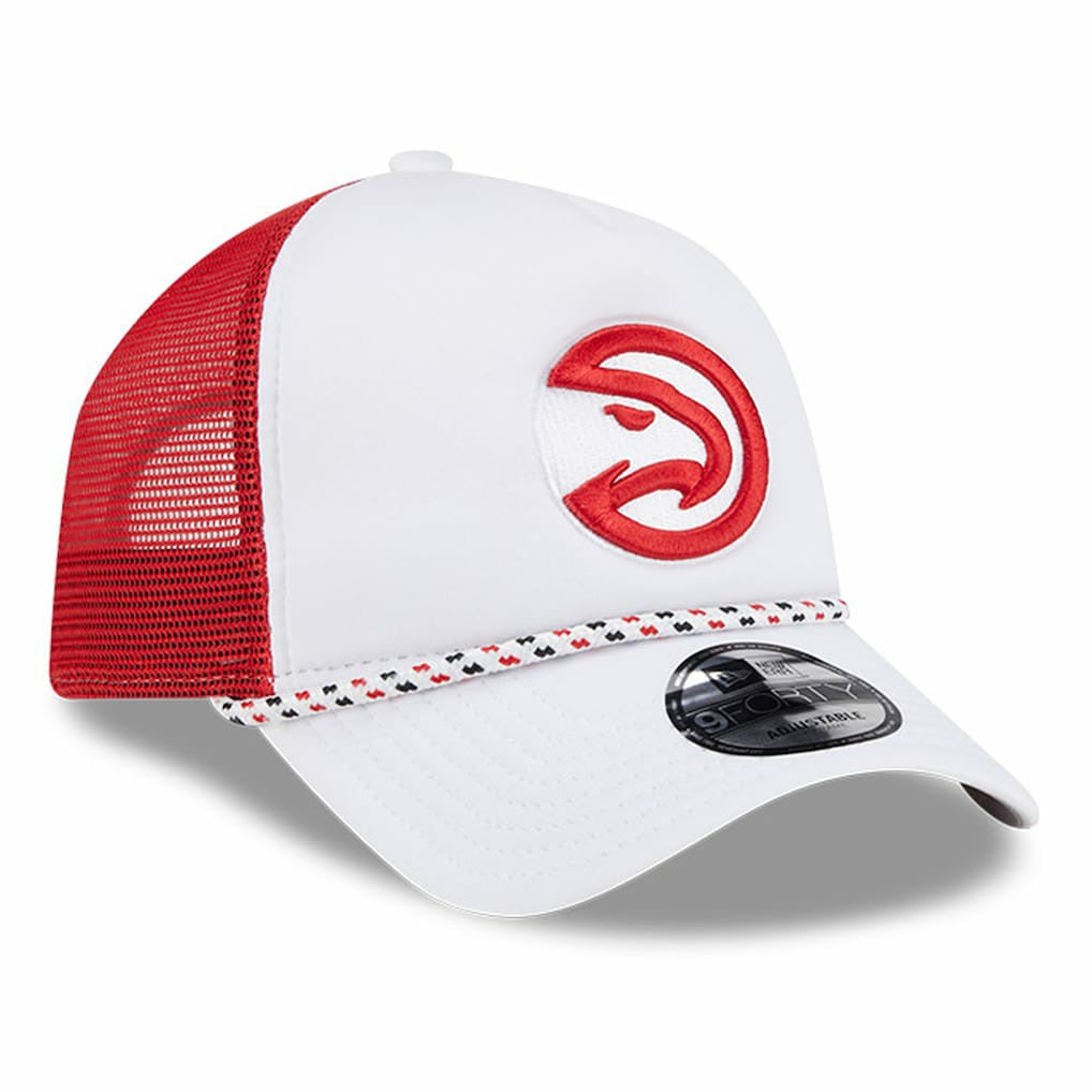 NBA Atlanta Hawks Court Sport Foam A-Frame 9FORTY Adjustable Trucker Hat