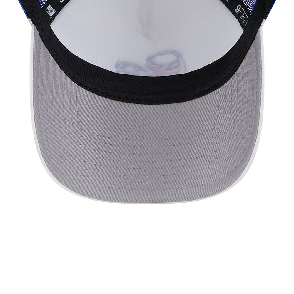 NBA Philadelphia 76ers Court Sport Foam A-Frame 9FORTY Adjustable Trucker Hat