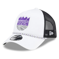 NBA Sacramento Kings Court Sport Foam A-Frame 9FORTY Adjustable Trucker Hat
