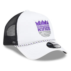 NBA Sacramento Kings Court Sport Foam A-Frame 9FORTY Adjustable Trucker Hat