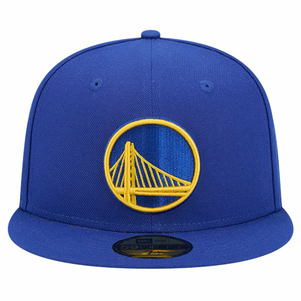 NBA Golden State Warriors Court Sport Leather Applique 59FIFTY Fitted Hat sale