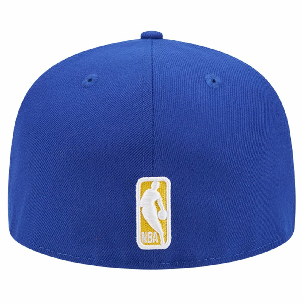 NBA Golden State Warriors Court Sport Leather Applique 59FIFTY Fitted Hat sale