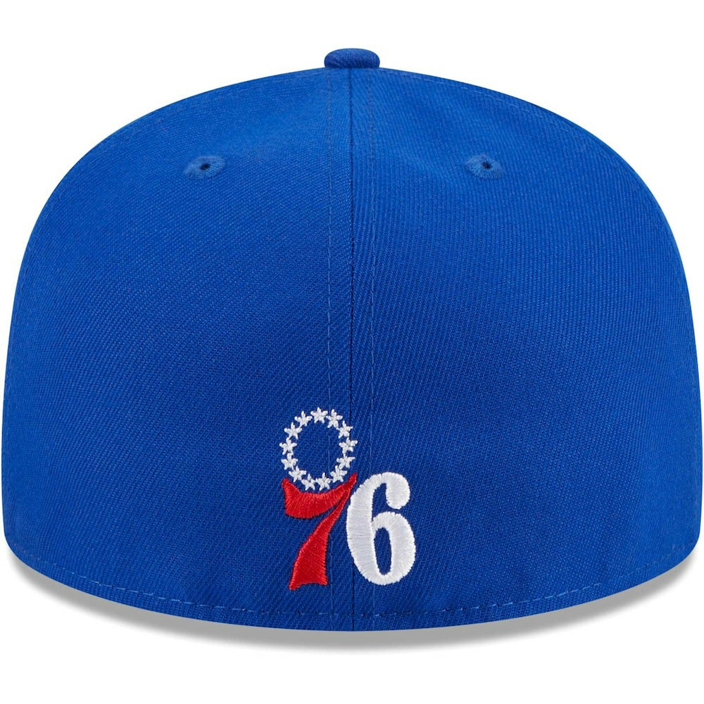 NBA Philadelphia 76ers Game Day Hollow Logo Mashup 59FIFTY Fitted Hat