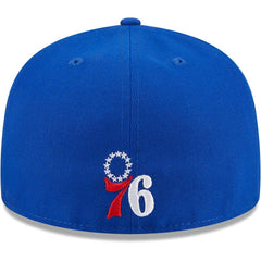 NBA Philadelphia 76ers Game Day Hollow Logo Mashup 59FIFTY Fitted Hat