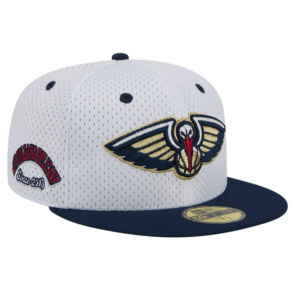 NBA New Orleans Pelicans Throwback 2Tone 59FIFTY Fitted Hat