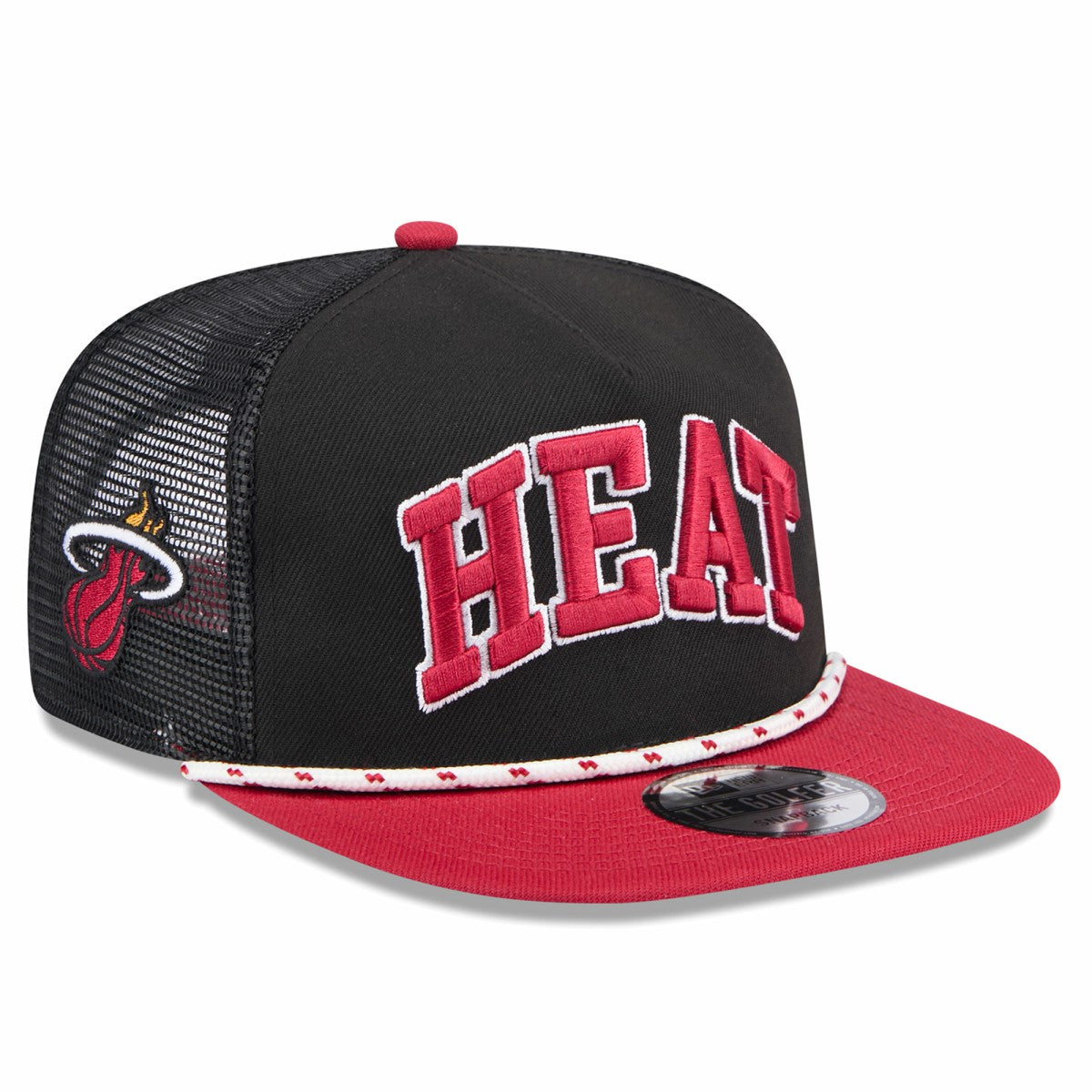 NBA Miami Heat Throwback Team Arch Golfer Snapback Hat