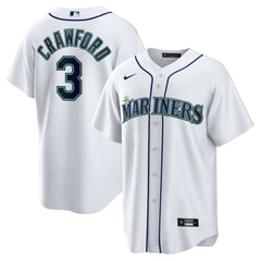MLB JP Crawford Seattle Mariners Nike Home Replica Jersey