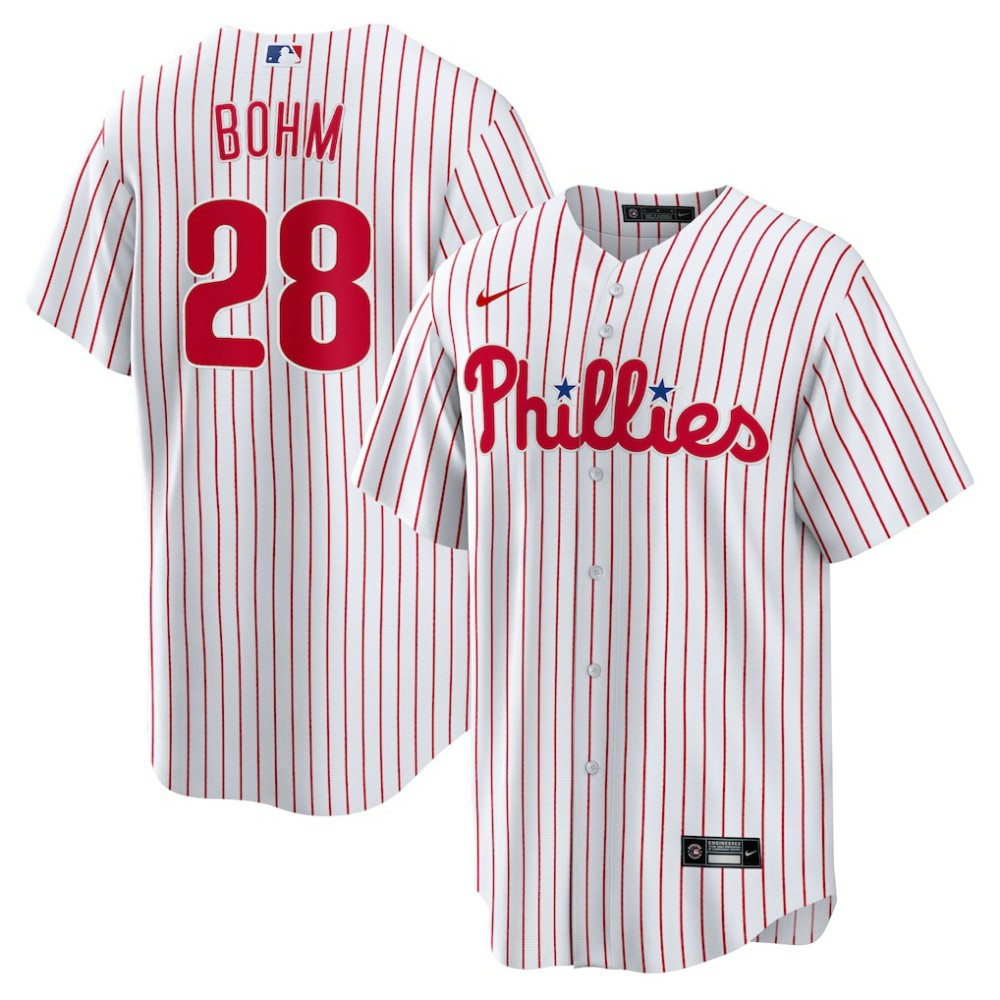 MLB Alec Bohm Philadelphia Phillies Nike Replica Player Jersey