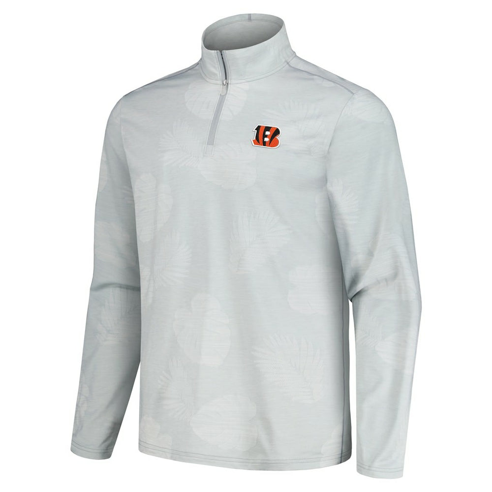 Delray Frond IslandZone Half-Zip Sweatshirt - Cincinnati Bengals