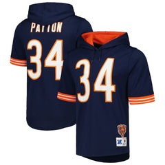 Walter Payton  Retired Player Name & Number Mesh Hoodie T-Shirt - Chicago Bears