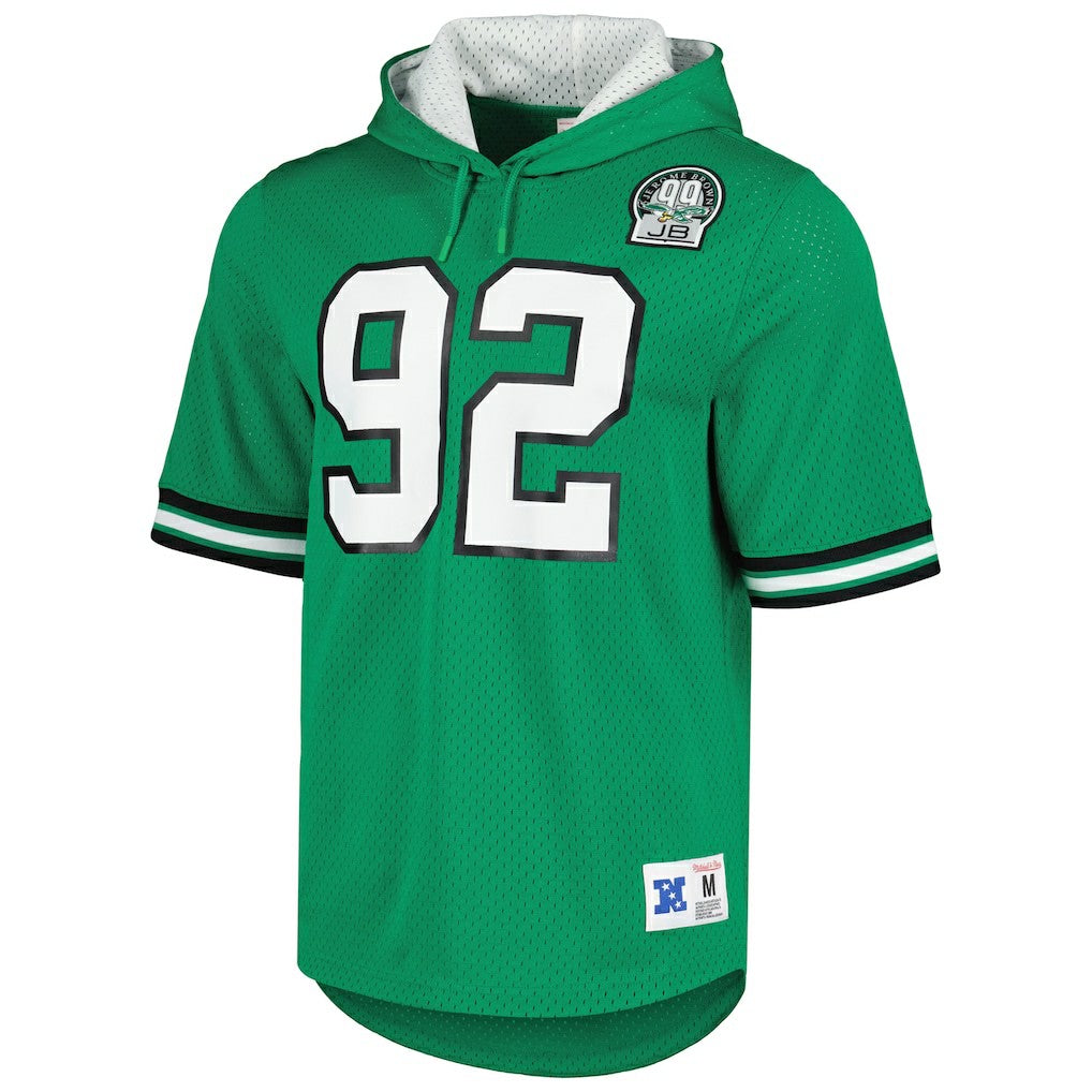 Reggie White  Retired Player Name & Number Mesh Hoodie T-Shirt - Philadelphia Eagles
